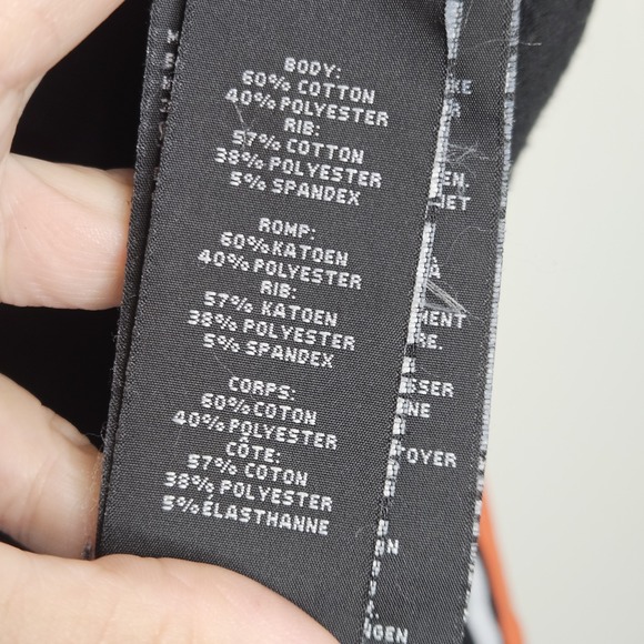 Harley Davidson 2XL Genuine Motor Clothes Black Orange Logo Sleeves Hoodie - Picture 6 of 7